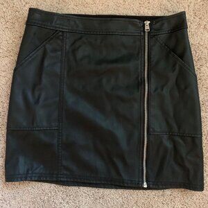 Express Faux Leather Mini Skirt Size 8